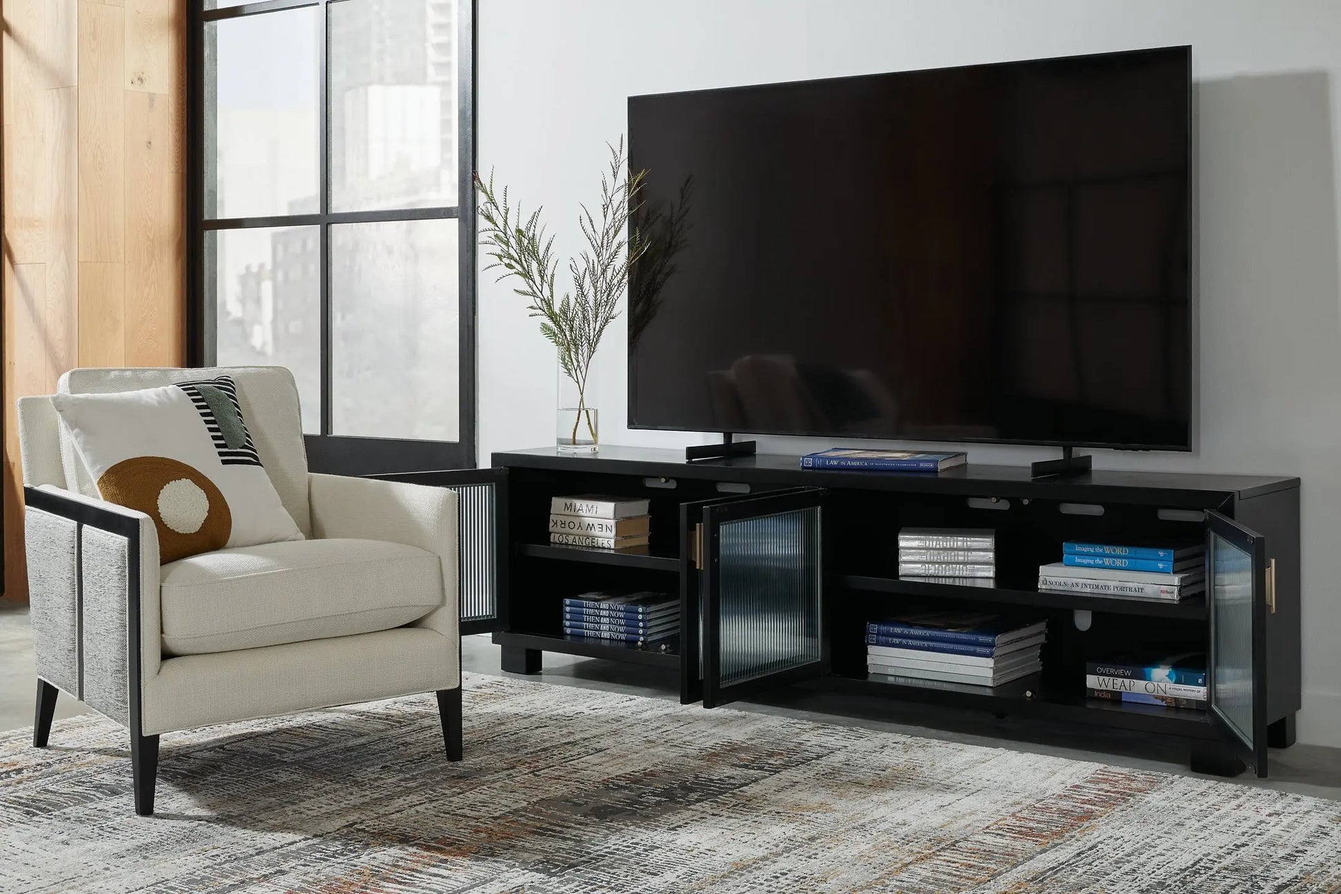 Winbardi Extra Large TV Stand Premier Furniture & Mattress