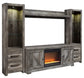 Wynnlow 4-Piece Entertainment Center with Electric Fireplace Premier Furniture & Mattress