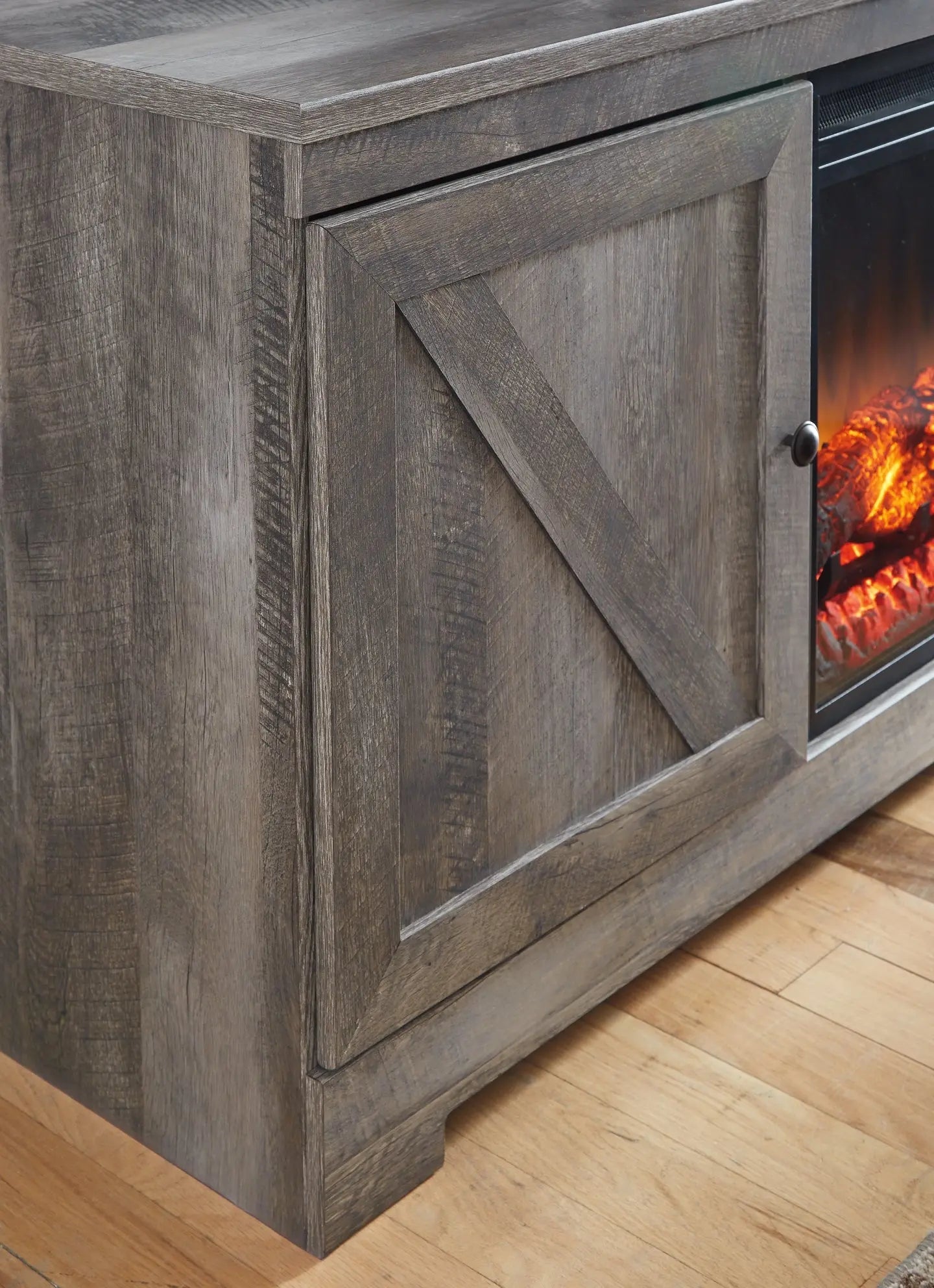 Wynnlow 63" TV Stand with Electric Fireplace - Premier Furniture & Mattress