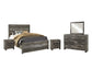 Wynnlow Queen Panel Bed with Mirrored Dresser and 2 Nightstands Premier Furniture & Mattress
