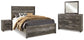 Wynnlow Queen Panel Bed with Mirrored Dresser and Nightstand Premier Furniture & Mattress