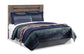Zelen Queen/Full Panel Headboard with Mirrored Dresser Premier Furniture & Mattress