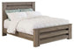 Zelen Queen Panel Bed with Mirrored Dresser Premier Furniture & Mattress