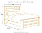 Zelen Queen Panel Bed with Mirrored Dresser Premier Furniture & Mattress