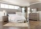 Zelen Queen Panel Headboard with Mirrored Dresser and Nightstand Premier Furniture & Mattress