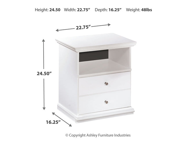 Bostwick Shoals One Drawer Night Stand - Premier Furniture & Mattress