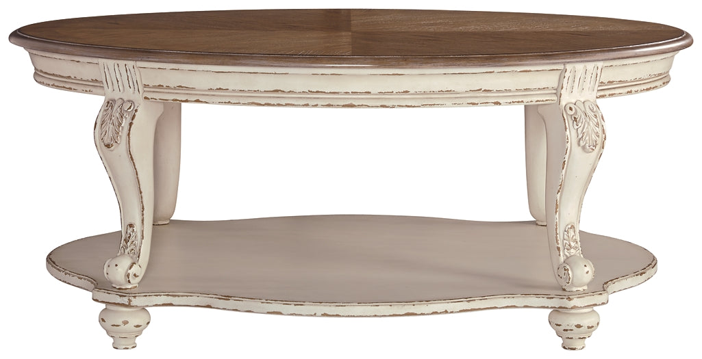 Realyn Oval Cocktail Table