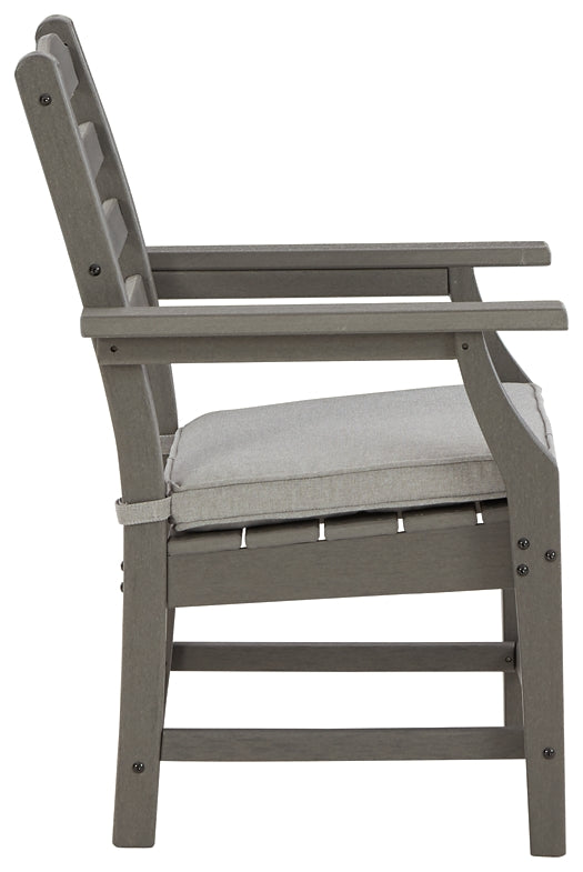 Visola Arm Chair With Cushion (2/CN) - Premier Furniture & Mattress