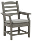 Visola Arm Chair With Cushion (2/CN) - Premier Furniture & Mattress