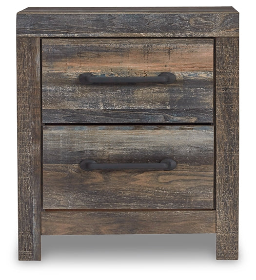 Drystan Two Drawer Night Stand - Premier Furniture & Mattress