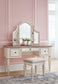 Realyn Vanity/Mirror/Stool (3/CN) - Premier Furniture & Mattress