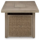 Beachcroft Rectangular Fire Pit Table - Premier Furniture & Mattress