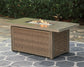 Beachcroft Rectangular Fire Pit Table - Premier Furniture & Mattress