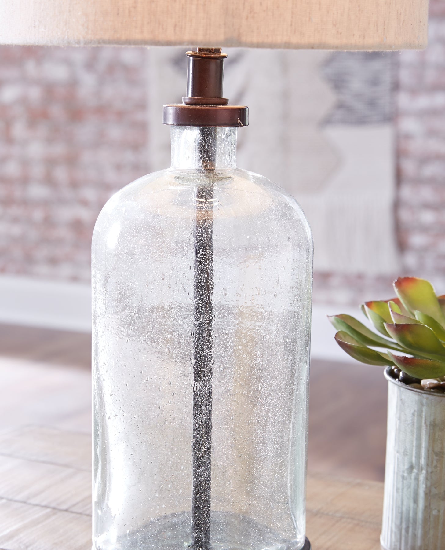 Bandile Glass Table Lamp (1/CN) - Premier Furniture & Mattress