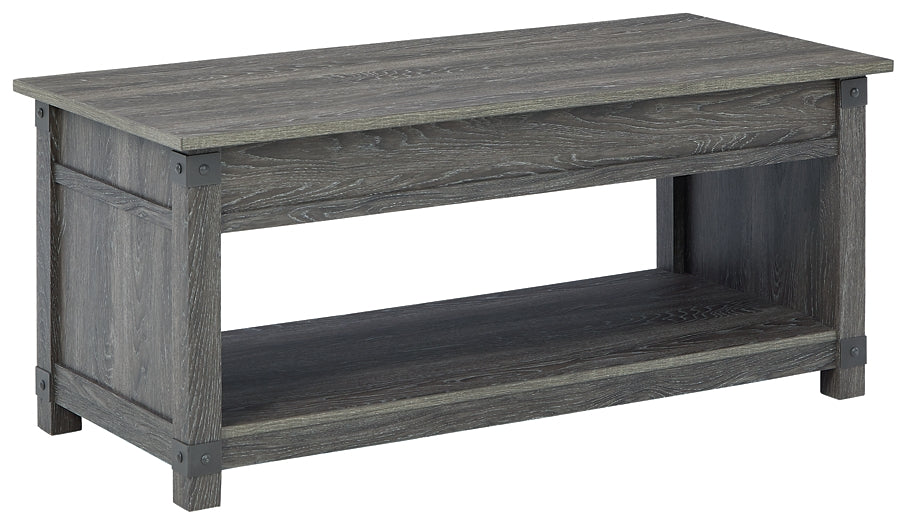Freedan Rect Lift Top Cocktail Table - Premier Furniture & Mattress