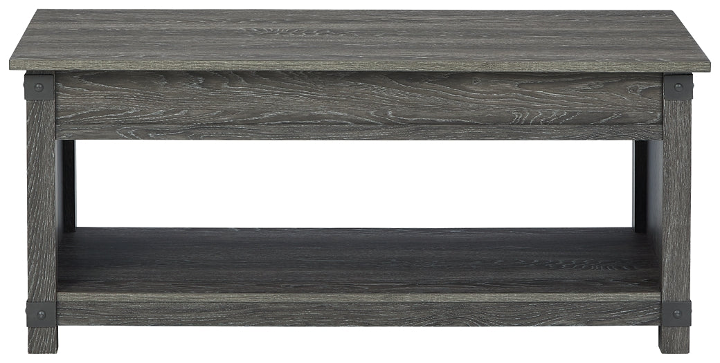 Freedan Rect Lift Top Cocktail Table - Premier Furniture & Mattress