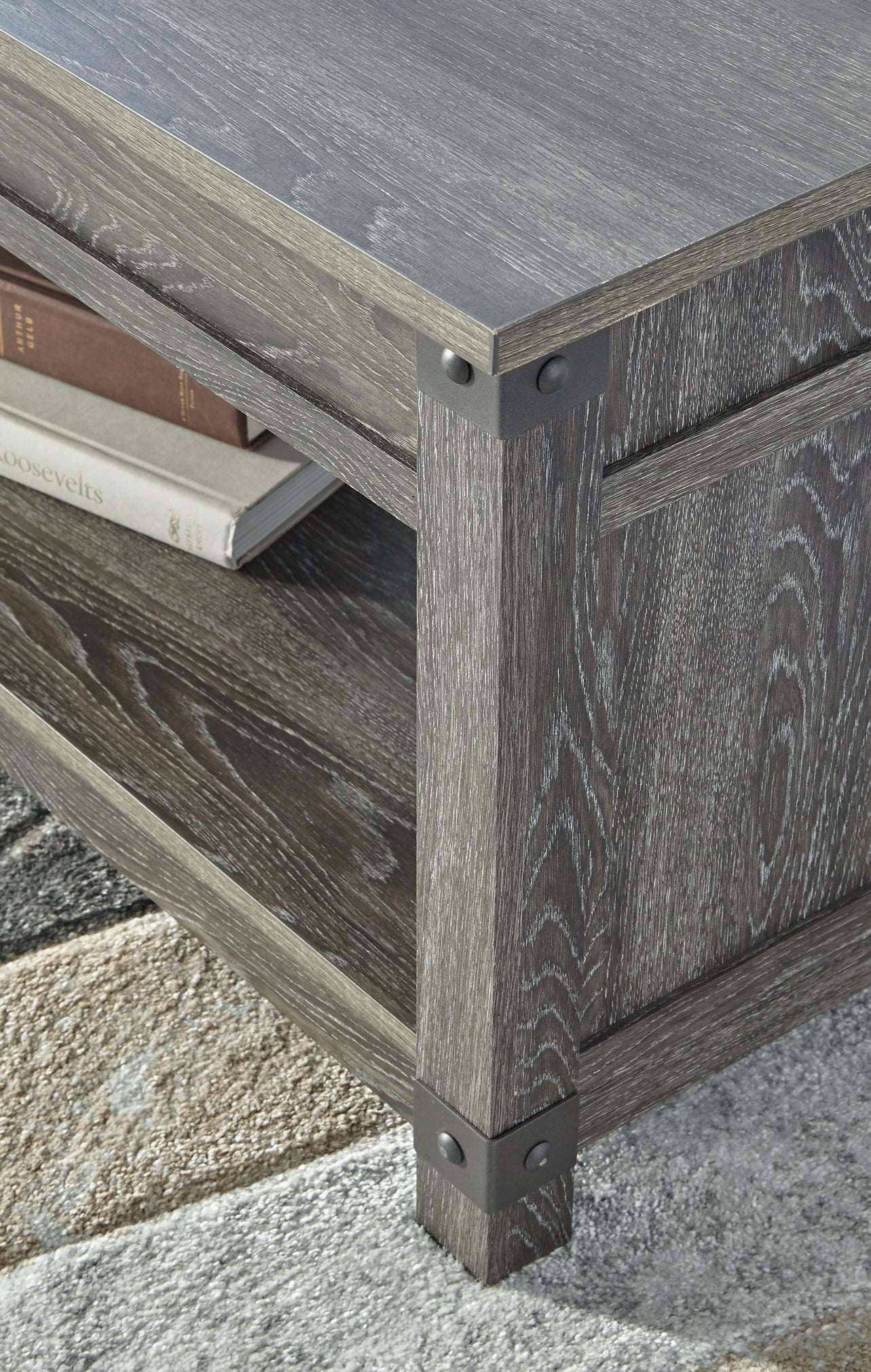 Freedan Rect Lift Top Cocktail Table - Premier Furniture & Mattress