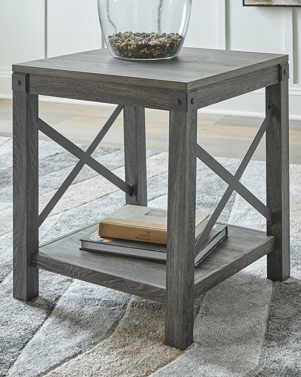 Freedan Square End Table - Premier Furniture & Mattress