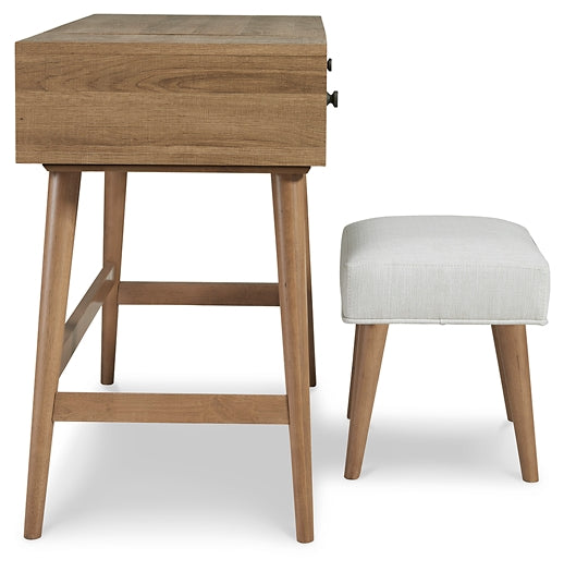 Thadamere Vanity/UPH Stool (2/CN) - Premier Furniture & Mattress