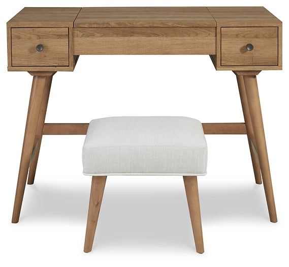 Thadamere Vanity/UPH Stool (2/CN) - Premier Furniture & Mattress