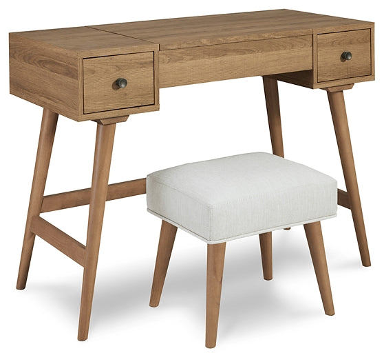 Thadamere Vanity/UPH Stool (2/CN) - Premier Furniture & Mattress