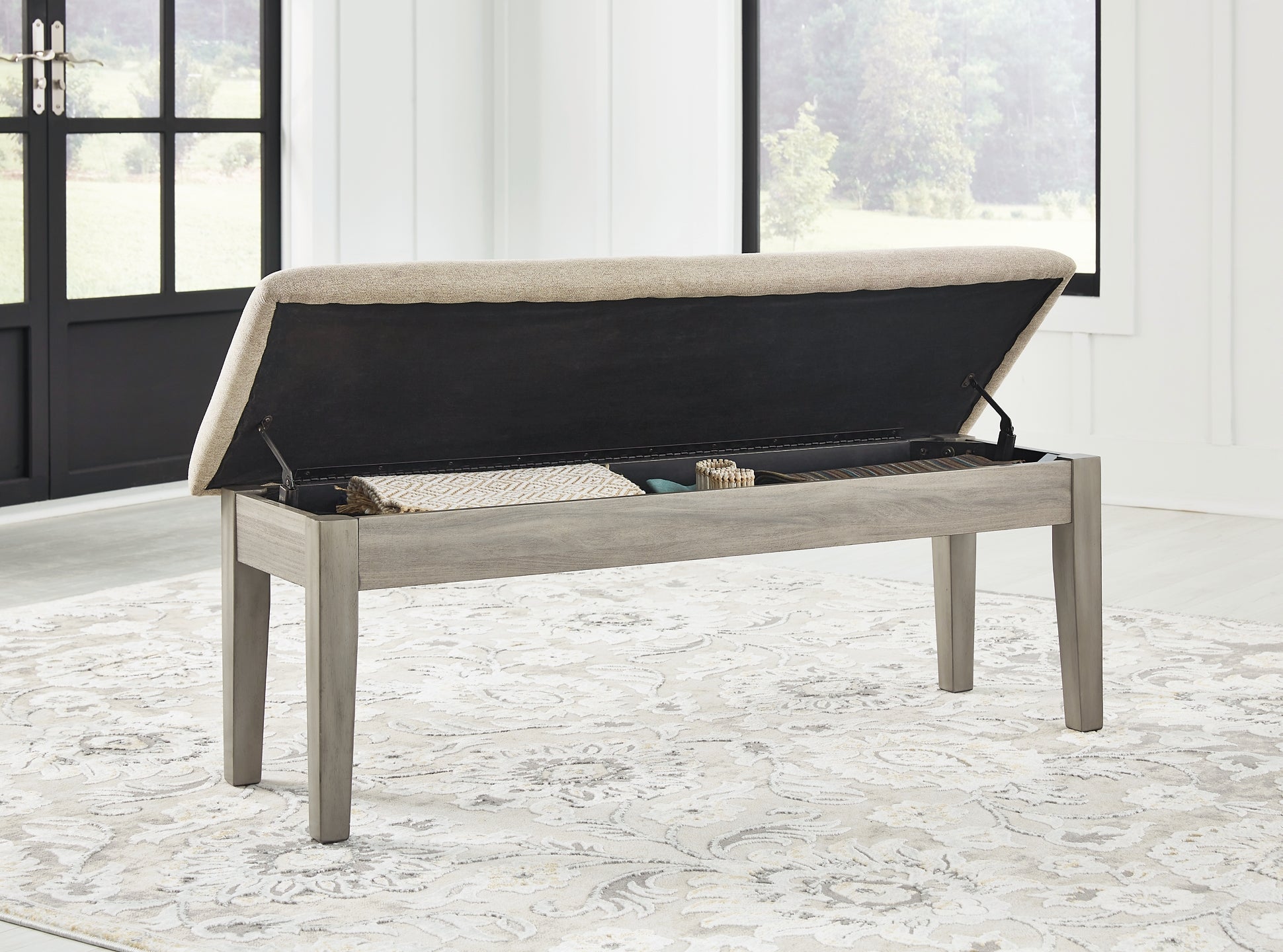 Parellen Upholstered Storage Bench - Premier Furniture & Mattress