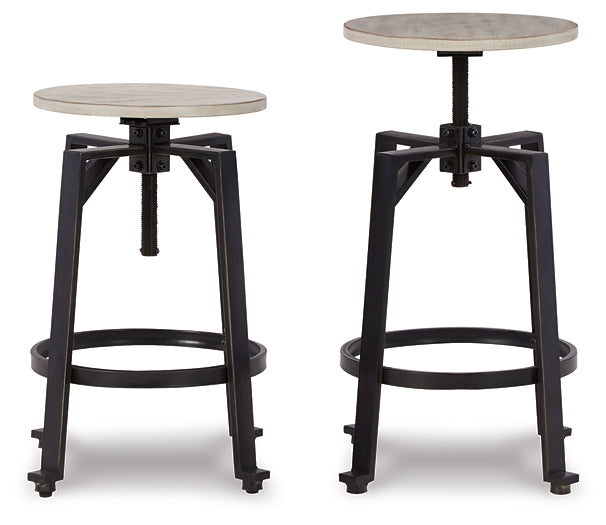 Karisslyn Swivel Stool (2/CN) - Premier Furniture & Mattress