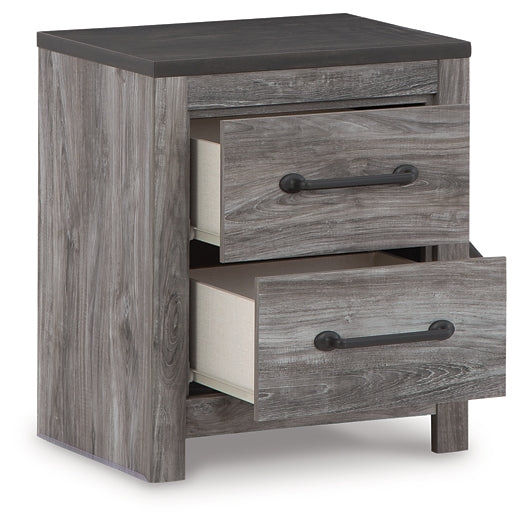 Bronyan Two Drawer Night Stand - Premier Furniture & Mattress