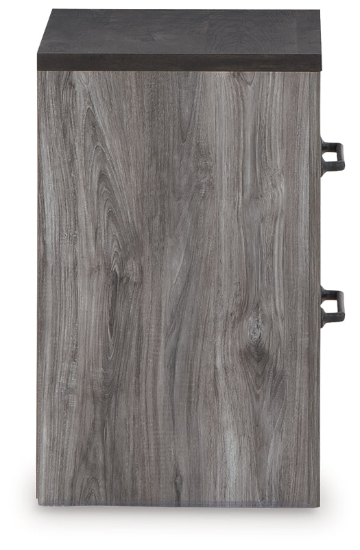 Bronyan Two Drawer Night Stand - Premier Furniture & Mattress