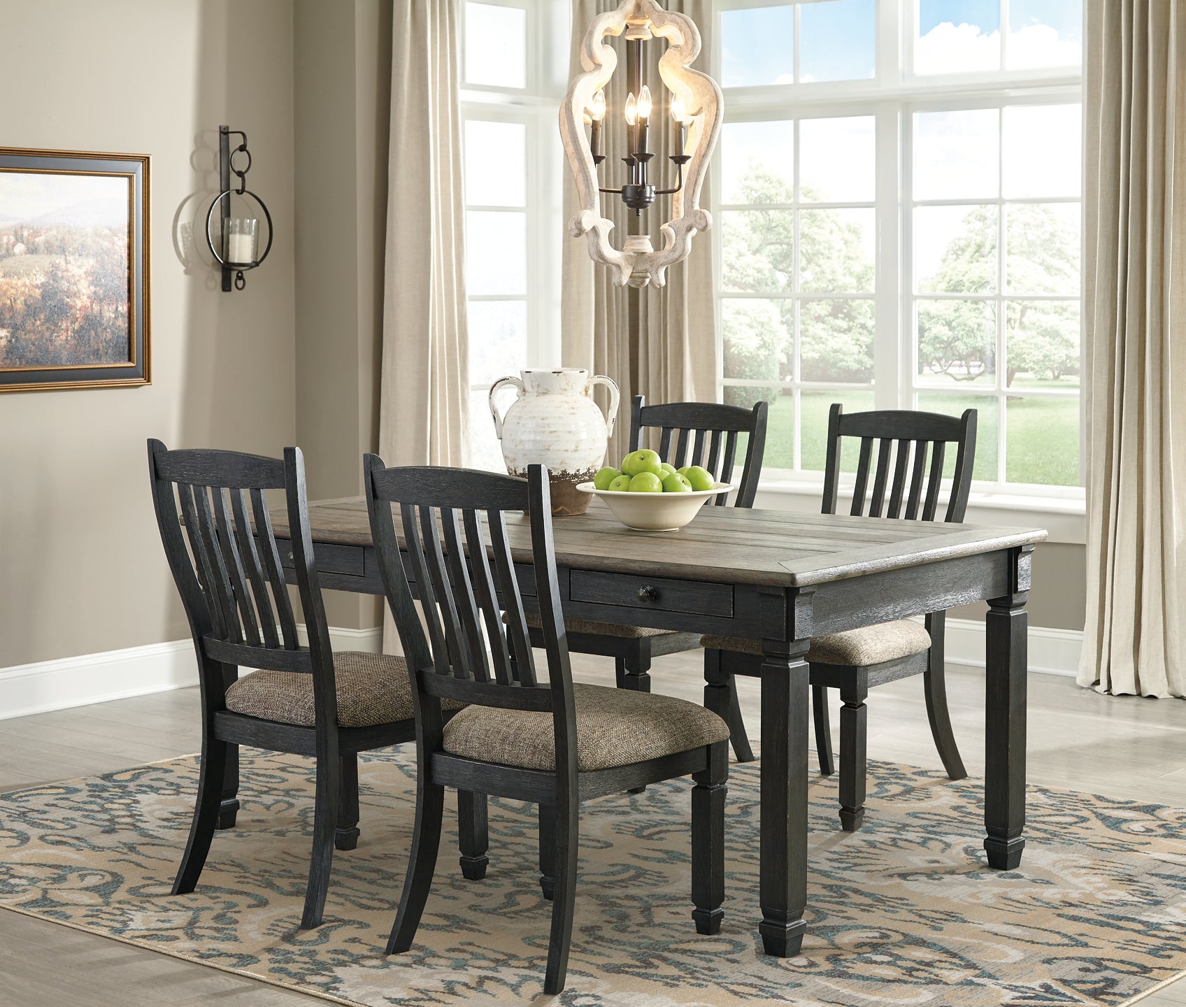 Tyler Creek Dining Table and 4 Chairs - Premier Furniture & Mattress