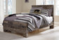 Derekson Full Panel Bed with Mirrored Dresser and Chest - Premier Furniture & Mattress