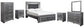 Lodanna Full Panel Bed with 2 Storage Drawers with Mirrored Dresser, Chest and 2 Nightstands - Premier Furniture & Mattress