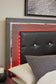 Lodanna Full Panel Bed with 2 Storage Drawers with Mirrored Dresser, Chest and 2 Nightstands - Premier Furniture & Mattress
