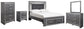 Lodanna Full Panel Bed with 2 Storage Drawers with Mirrored Dresser, Chest and Nightstand - Premier Furniture & Mattress