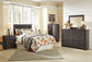 Brinxton Full Panel Headboard with Mirrored Dresser, Chest and Nightstand - Premier Furniture & Mattress