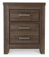 Juararo California King Panel Bed with Mirrored Dresser, Chest and Nightstand - Premier Furniture & Mattress