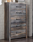 Drystan Queen Panel Bed with 4 Storage Drawers with Mirrored Dresser, Chest and Nightstand - Premier Furniture & Mattress
