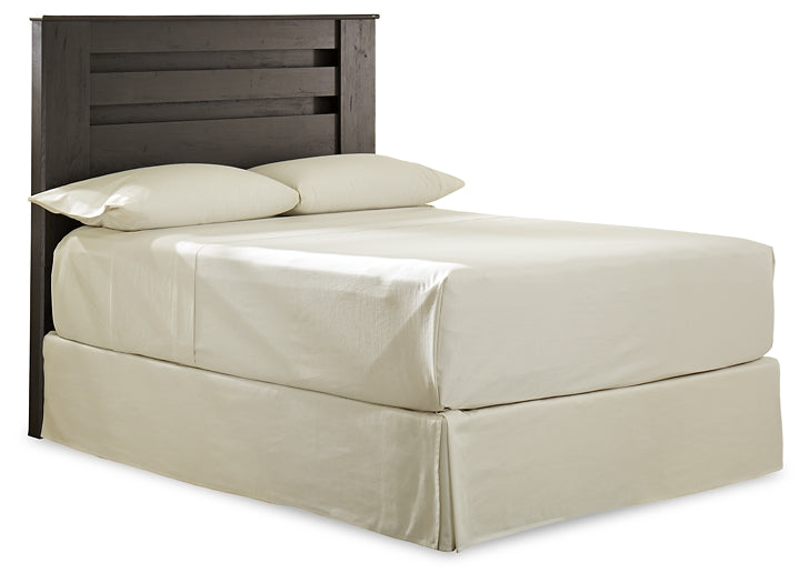 Brinxton King/California King Panel Headboard with Mirrored Dresser, Chest and Nightstand - Premier Furniture & Mattress