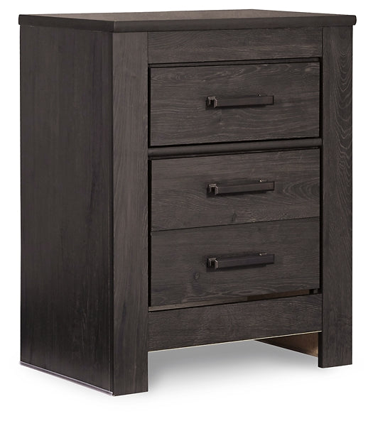 Brinxton King/California King Panel Headboard with Mirrored Dresser, Chest and Nightstand - Premier Furniture & Mattress