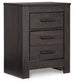 Brinxton King/California King Panel Headboard with Mirrored Dresser, Chest and Nightstand - Premier Furniture & Mattress