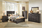 Brinxton Full Panel Bed with Mirrored Dresser - Premier Furniture & Mattress