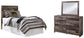 Derekson Twin Panel Headboard with Mirrored Dresser - Premier Furniture & Mattress