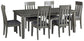 Hallanden Dining Table and 6 Chairs - Premier Furniture & Mattress