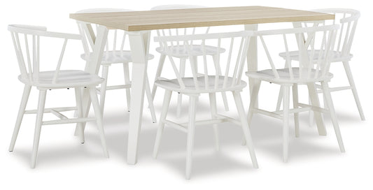 Grannen Dining Table and 6 Chairs - Premier Furniture & Mattress