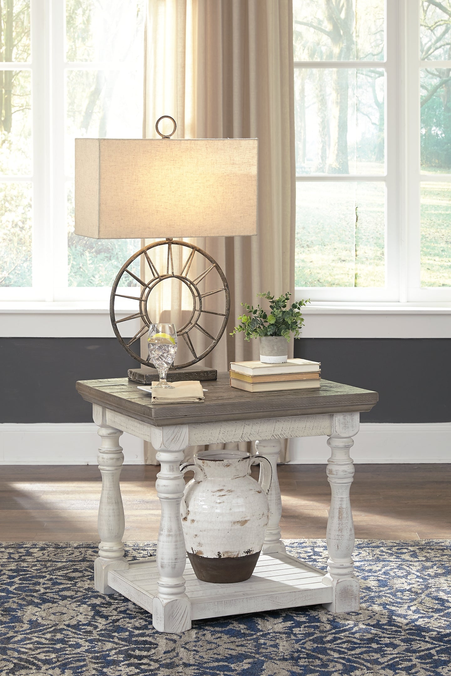 Havalance Outdoor Coffee Table with End Table - Premier Furniture & Mattress