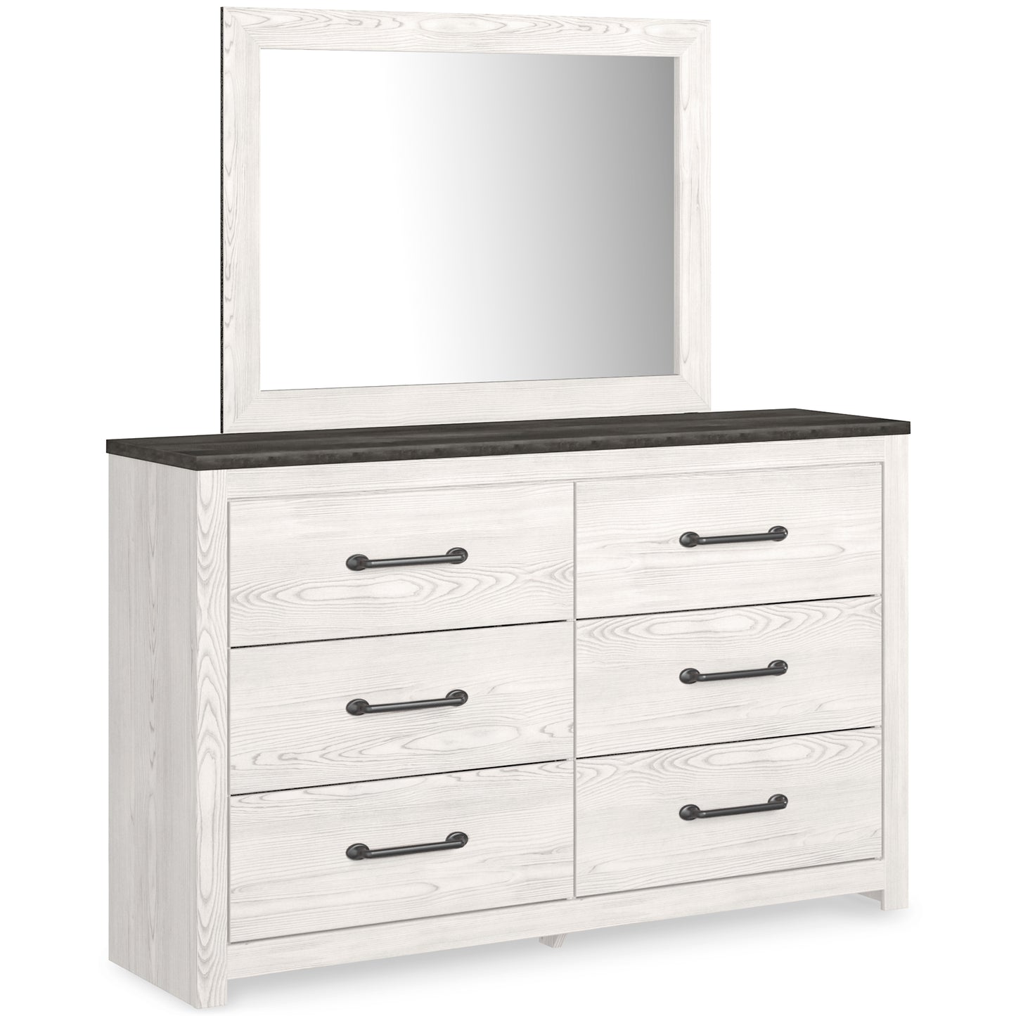 Gerridan Full Panel Bed with Mirrored Dresser and Chest - Premier Furniture & Mattress