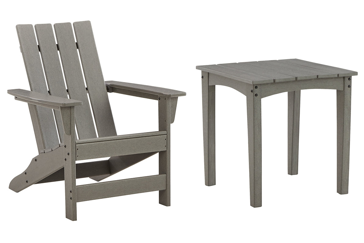 Visola Outdoor Adirondack Chair and End Table - Premier Furniture & Mattress