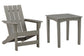 Visola Outdoor Adirondack Chair and End Table - Premier Furniture & Mattress