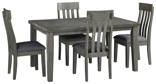 Hallanden Dining Table and 4 Chairs - Premier Furniture & Mattress