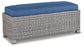 Naples Beach Bench with Cushion - Premier Furniture & Mattress